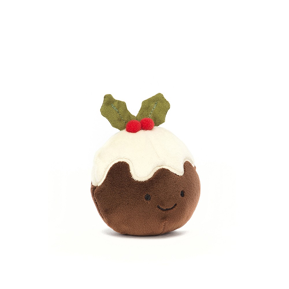 Pudding de Noël folie festive Jellycat FF3CP : La Plume à Pois : magasin  enfant, jouets, articles puériculture, vêtements
